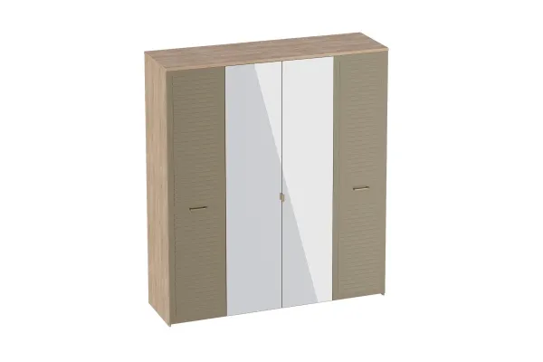 Спальный гарнитур "Гавана" композиция #5 Светло-серый