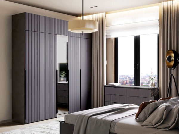 Антресоль 1390 "Нора" спальня Графит Антресоль 1390 "Нора" спальня Графит